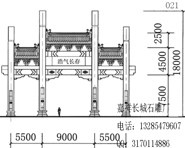 設計現代石牌樓圖應該注意哪些問題