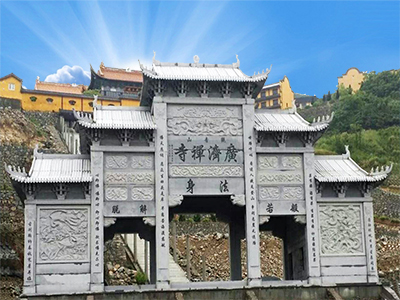 廟門(mén)樣式圖片及寺廟山門(mén)牌坊建造事項